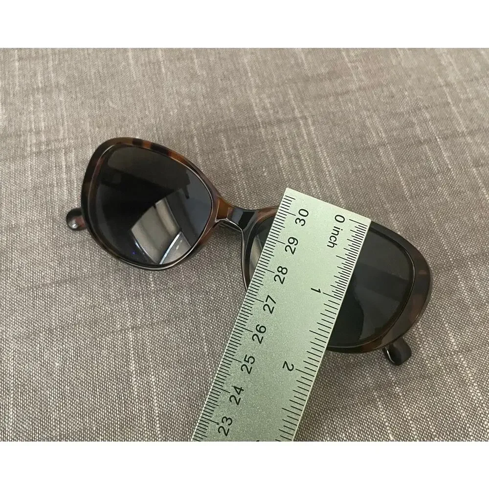 New BCBGeneration Womens Polarized Brown Tortoise Shell Oval Sunglasses